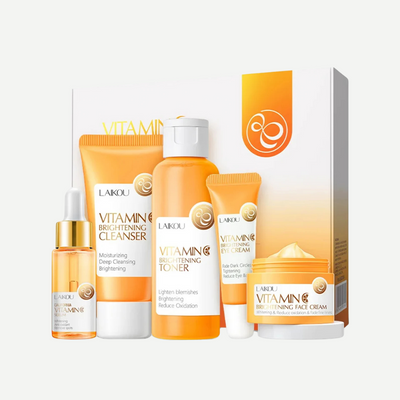 Coffret Soin Visage à la Vitamine C (5 pièces)