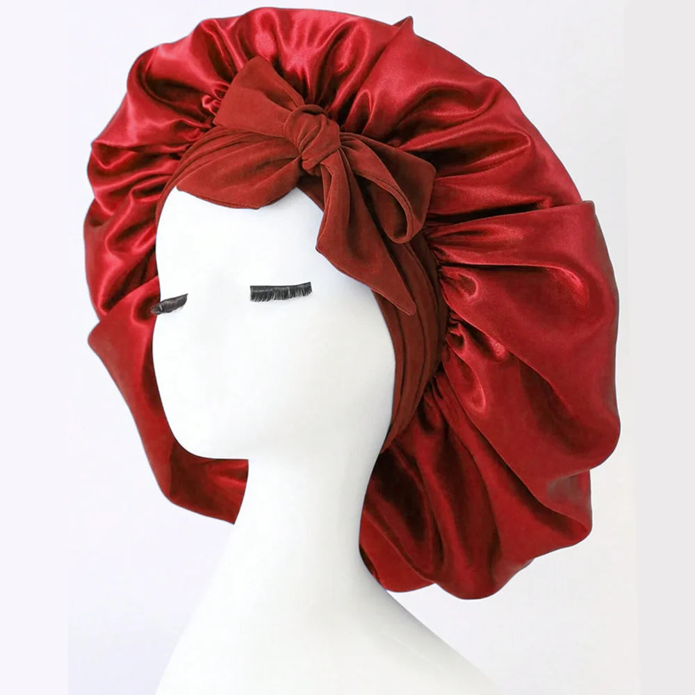 Bonnet de nuit en satin QUEEN