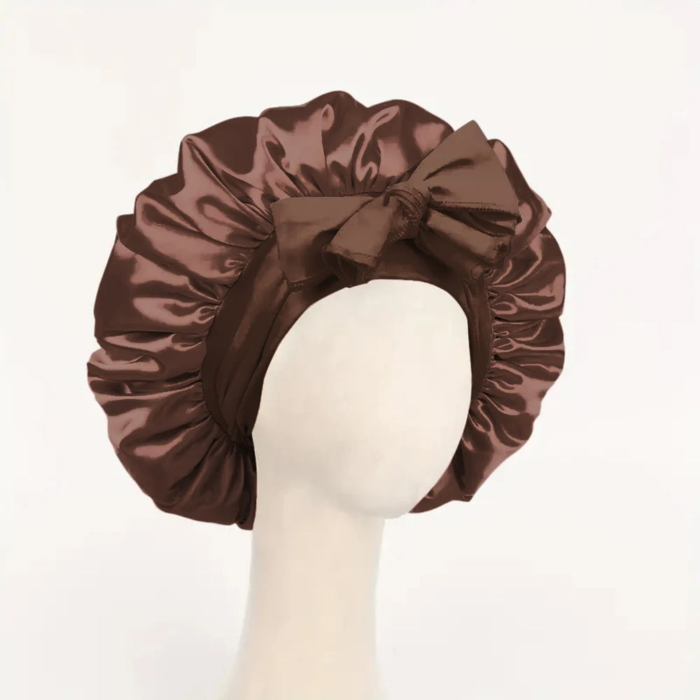 Bonnet de nuit en satin QUEEN