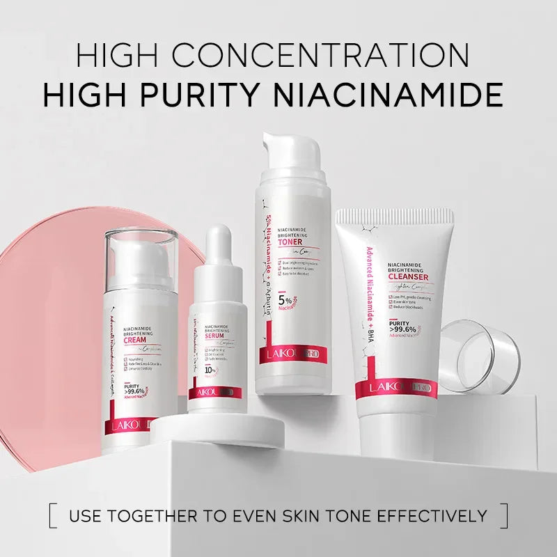 Coffret Soin Visage à la Niacinamide (4 pièces)