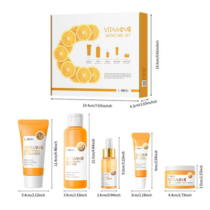 Coffret Soin Visage à la Vitamine C (5 pièces)